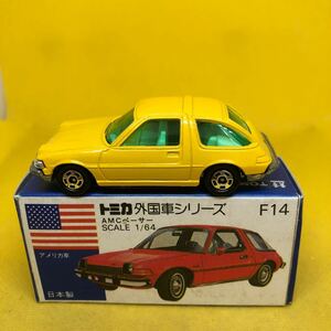 トミカ　日本製　青箱　F14 AMC ペーサー　当時物　絶版　①