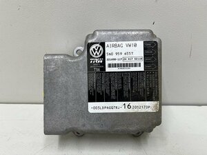 VW パサート ヴァリアント 3C 2013年 3CCAX AIRBAG エアバッグECU コンピューター (在庫No:516536) (7535)