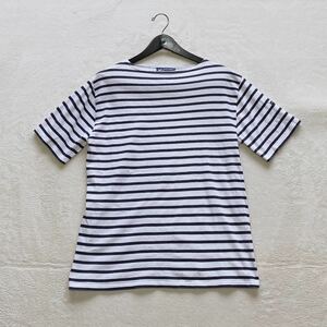 9451 美品!! Saint James セントジェームス フランス製 ウェッソン ボーダー 半袖 Tシャツ 名作 定価11,550円 定番 ホワイト ネイビー 5!!