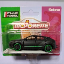 マジョレットミニカー ITALIAN MODEL LAMBORGHINI Urus ランボルギーニ ウルス マットブラック未開封_画像1