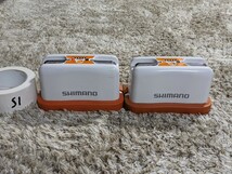 シマノ電力丸 10Ah 14.8V 電動リール 充電式リチウムイオンバッテリー 日本製品　合計2個 　　ジャンク　　　_画像1