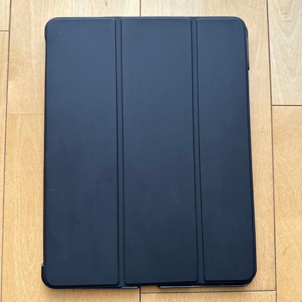 iPad Pro 12.9インチ 2020/2018モデル 三つ折スタンド カバー ケース 黒 Black