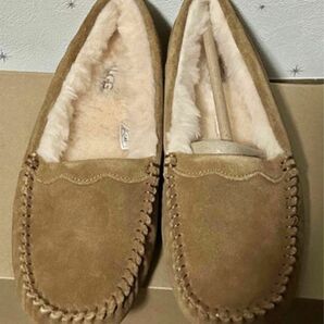 UGG モカシン　アグ　スリッポン　スカラップドモック　アンスレー　ダコタ　もふもふ　もこもこ　US6 23 23.5 美品