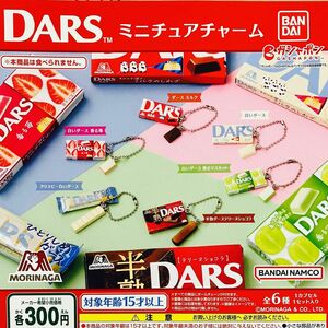 森永製菓 DARSミニチュアチャーム　全6種　ガチャ