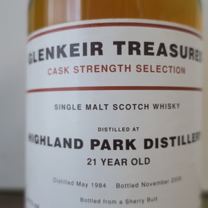 【希少】ハイランドパーク 1984-21y（Highland park）-Glenkeir Treasures - ”The Whisky shop & Douglas laing”★の画像4