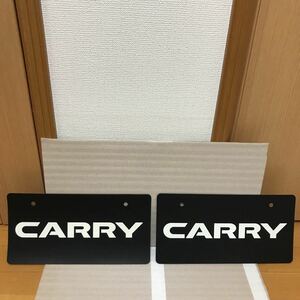 スズキ純正　非売品　展示用　プレート　ＣＡＲＲＹ　ＳＵＺＵＫＩ　キャリー　化粧プレート　マスコットプレート　ロゴナンバープレート