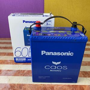 Panasonic パナソニック CAOS カオス60B19L /C7 295CCA 廃棄カーバッテリー無料回収　パルス充電済み　バッテリーチェッカー有料にて同梱