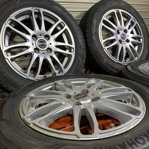 SG-E 15インチ アルミホイール 4本セット ヨコハマ スタッドレスタイヤ iceGUARD iG60 175/65R15 アクア スペイド フィット キューブ