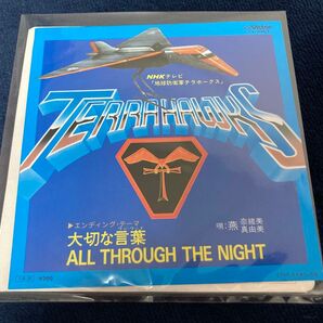 地球防衛軍テラホークス/激レアレコード/燕奈緒美・真由美/大切な言葉/ザ・リリーズ/超貴重美品/NHKテレビ/特撮/EP盤