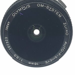 訳あり 交換用 魚眼レンズ OM-SYSTEM ZUIKO AUTO-FISHEYE 16mm F3.5 OLYMPUS [0502]の画像3