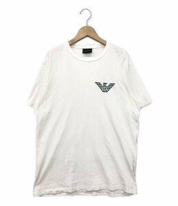 エンポリオアルマーニ ロゴ刺繍丸首半袖Tシャツ メンズ XL XL以上 EMPORIO ARMANI [0304初]