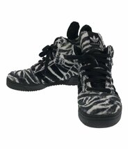 アディダス ハイカットスニーカー JEREMY SCOTT ゼブラ G95749 レディース 22.5 S adidas [0304初]_画像1