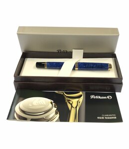 ペリカン 万年筆 M 吸入式 18C-750 スーベレーン M800 ブルー・オ・ブルー メンズ Pelikan [0304初]