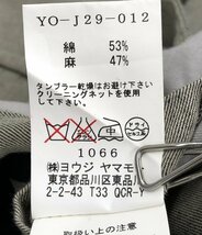 ワイズ コットンリネンジャケット YO-J29-012 レディース 3 L Y’s [0304初]_画像4