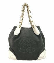 シャネル キャンバストートバッグ チェーンハンドル レディース CHANEL_画像1