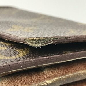 ルイヴィトン 三つ折り財布 Wホック ポルトモネ ビエ カルトクレディ M61652 モノグラム メンズの画像8