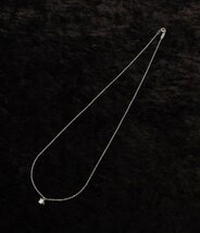 美品 ティファニー ネックレス Pt950 ダイヤ0.242ct ソリティア レディース TIFFANY＆Co. [0502]_画像2