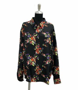  Christian Dior long sleeve shirt embroidery floral print KAWS collaboration 923C561W6009 lady's 41 M Christian Dior [0502]