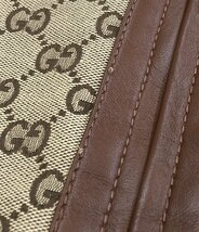 グッチ シングルライダースジャケット ブルゾン 676489 GGキャンバス メンズ 48 XL以上 GUCCI [0502]_画像8