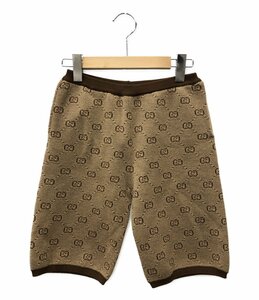 美品 グッチ ニットハーフパンツ GGキャンバス レディース 10 XS以下 GUCCI