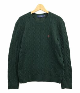 カシミヤ混 長袖ニット メンズ M M POLO RALPH LAUREN [0502]