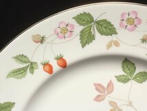 美品 ウェッジウッド プレート 大皿 27cm ワイルドストロベリー WILD STRAWBERRY WEDGWOOD_画像4