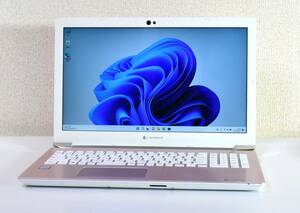 TOSHIBA dynabook P2T7KPBP/Core i7-8565U/メモリ16G/NVMe SSD 256G + HDD 1TB/BD-RE/15.6インチ/高解像度 1920x1080/Windows 11/中古