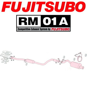 FUJITSUBO RM-01Aマフラー E/GF-EK9シビックタイプR H9/8～H12/9