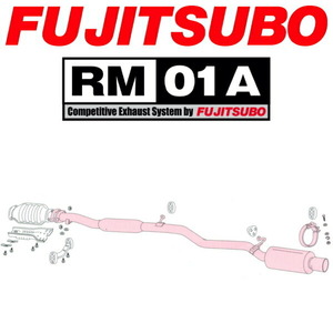 FUJITSUBO RM-01Aマフラー GF-CP9AランサーエボリューションVI H11/1～H13/1