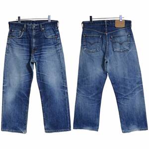 5398/LEVIS 502-XX 98年製140周年記念ビンテージ復刻モデル日本製W33(84cm)ジーンズ ビックE TARON赤耳リーバイスデニムジーパンLevi's古着