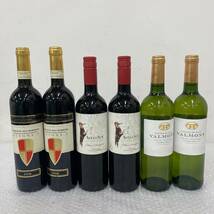 P023(7160)-436【同梱不可】お酒 果実酒 6本まとめ 約7.2㎏ VIGNES DE PAUL VALMONT / AVES DEL SUR / PIEMONTE DOC BARBERA OTTONE Ⅰ_画像1