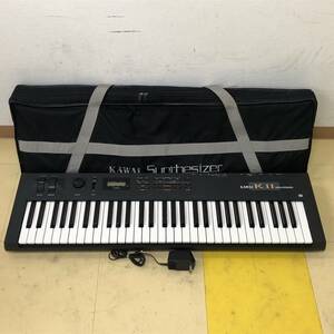 YA018262(024)-101/MR3000【名古屋】KAWAI 河合楽器 K11 481851 DC12V DIGITAL SYNTHESIZER シンセサイザー