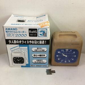 YA021284(024)-128/SY3000【名古屋】AMANO アマノ BX2000 246309 電子タイムレコーダー