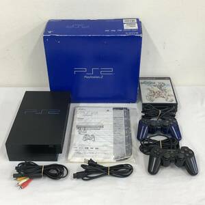 LA017447(031)-301/AM0【名古屋】SONY ソニー PlayStation2 プレイステーション2 PS2 SCPH-30000 ゲーム機 / ソフト 3点