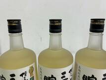 J032(7250)-650【愛知県のみ発送、同梱不可】お酒 焼酎 6本まとめ 約7.3kg 博多の華 三年貯蔵 3本 iichiko SUPER 3本 いいちこ_画像8