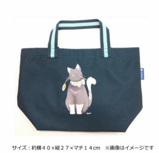 さいか屋　トートバッグ　横須賀サブカル娘プロジェクト　クロ　非売品　猫