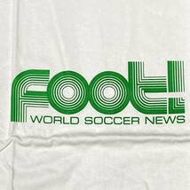 [送料無料] [新品]Jsports Foot ! ロゴ Tシャツ Mサイズ グリーン文字ロゴ サッカー 2007年版 未開封・デッドストック_画像1