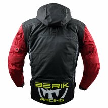 サンプル品 BERIK ベリック ナイロンジャケット 3330 RED 54 2XLサイズ 秋冬 バイクウェア 【バイク用品】_画像4
