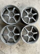 MONZA JAPAN 18x7.5J PCD100 5H ET52 アルミホイール 4本 セット_画像1