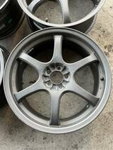 MONZA JAPAN 18x7.5J PCD100 5H ET52 アルミホイール 4本 セット_画像5