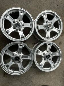 【100.200ランドクルーザー】Weds KEELER アルミホイール 18x8J PCD 150 5H ET+52 4本セット