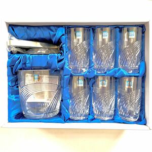 値下げ HOYA CRYSTAL TUMBLER SET Amway 未使用