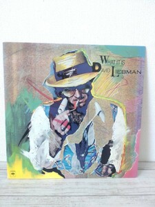 【US盤LPレコード】DAVID LIEBMAN WHAT IT IS 　型番 JC 36581