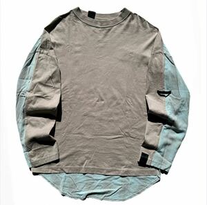 21AW N.HOOLYWOOD Compile 切替 L/S Tシャツ エヌハリウッド コンパイルライン Tシャツ 七分 ジャケット コート パンツ オーバーサイズ