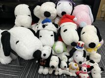 PEANUTSピーナッツ SNOOPY スヌーピー ぬいぐるみ まとめ BIGあり タグ付きあり ユニバあり キャラクター K-0215-02 _画像1