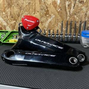 シマノ SHIMANO デュラエース DURA-ACE FC-R9100 Pioneer パイオニア クランク172.5mm 両足測定 接続確認済み リコール対象外品