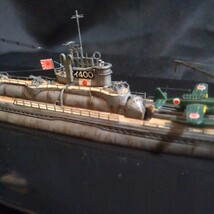 ケース付き完成品 伊400 イ400 伊号第400 潜水艦 1945年 日本海軍 大日本帝国海軍 模型 インテリア コレクション_画像5