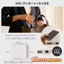 プロジェクター 小型 フルHD 台形補正 1080P フ 4K対応 DVD WiFi Bluetooth スマホ iPhone android 軽モバイルプロジェクター ブラック_画像4