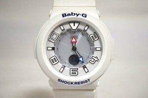 カシオ●Baby-G レディース腕時計●BGA-1601●ホワイト 白 シルバー 日付 電波ソーラー