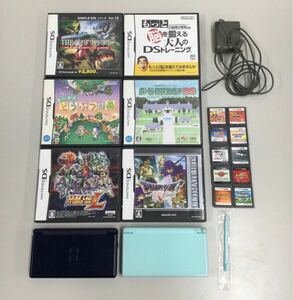 ニンテンドーDS Lite ソフト16点　どうぶつの森　ニュースーパーマリオ　ポケモン　ドラゴンボール　逆転裁判　31-164